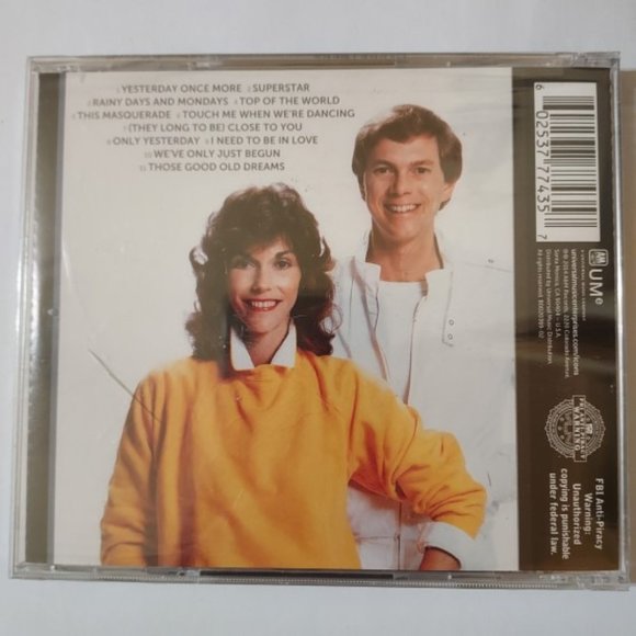 Carpenters Icon Best of CD NWT - Picture 2 of 2